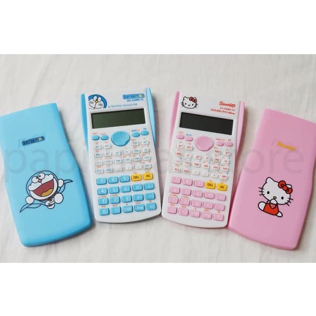

Kalkulator ILMIAH SCIENTIFIC doraemon dan Hello Kitty KARAKTER 350 SCIENTIFIC / ILMIAH / SAINS / FISIKA / KIMIA / MTK