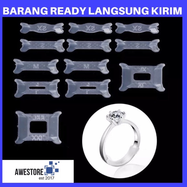 ECER 1 PCS Pengganjal Cincin Pengecil Ukuran Spiral Ring Adjuster Resizer Bigger