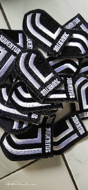 Emblem patch bordir juventus