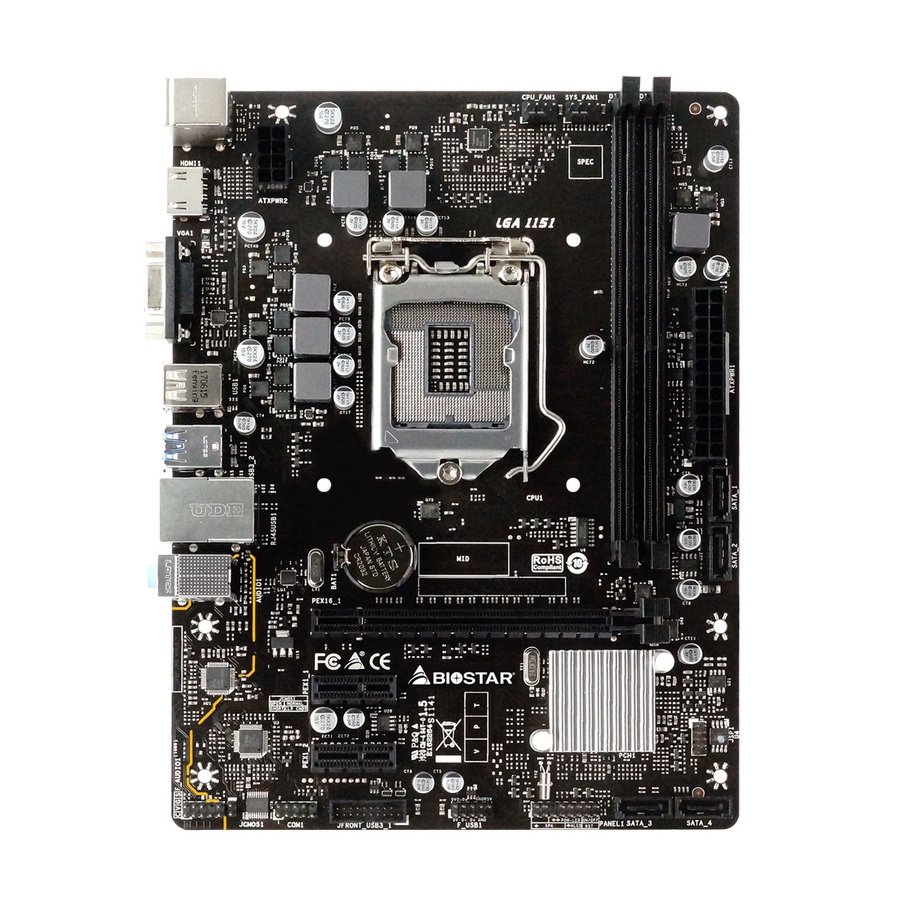 Biostar H310MHP (LGA1151V2, Intel H310, USB3.1, DDR4)