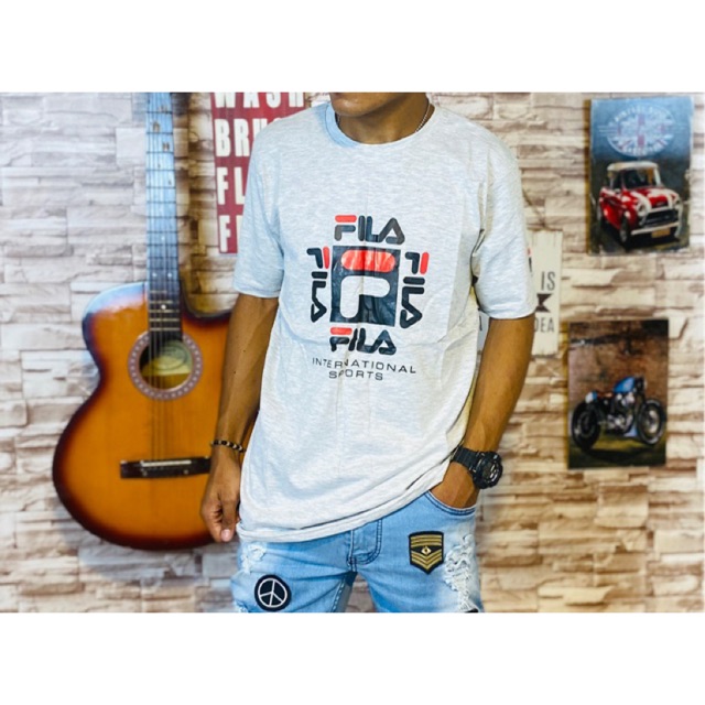 Murah Kaos Pria Distro Spot Printing Abstrak Splashing Biru Kaos Distro Kaos Cowok Murah Elegan