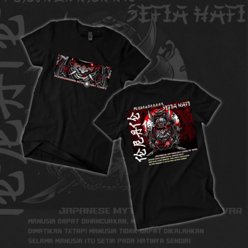 KAOS PSHT JAPANESE MITOLOGI T-SHIRT PRIA WANITA PSHT MOTIF TERBARU DESAIN TERBAIK