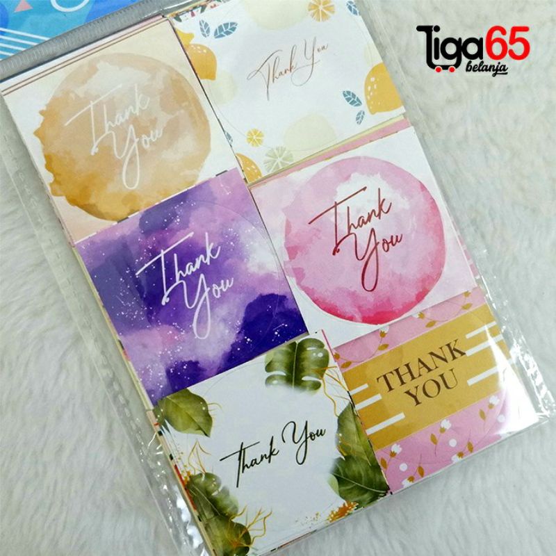 365 Stiker Thank You/Stiker Packing/Segel Packaging/4.5cm/100pcs/Label Thank You/Stiker Thank You Card