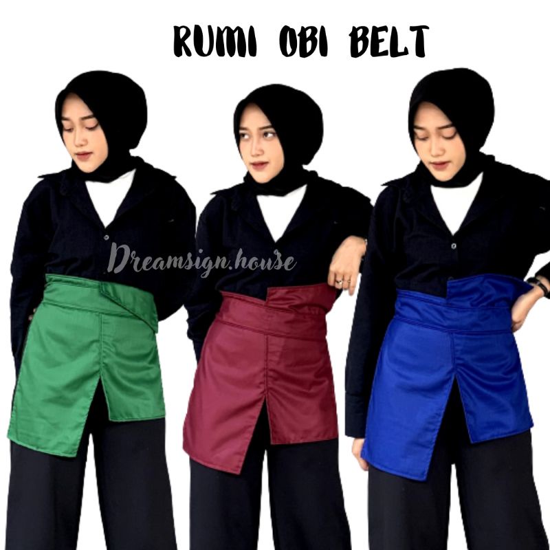 OBI BELT / RUMI OBI BELT / ikat pinggang wanita / ikat pinggang kain