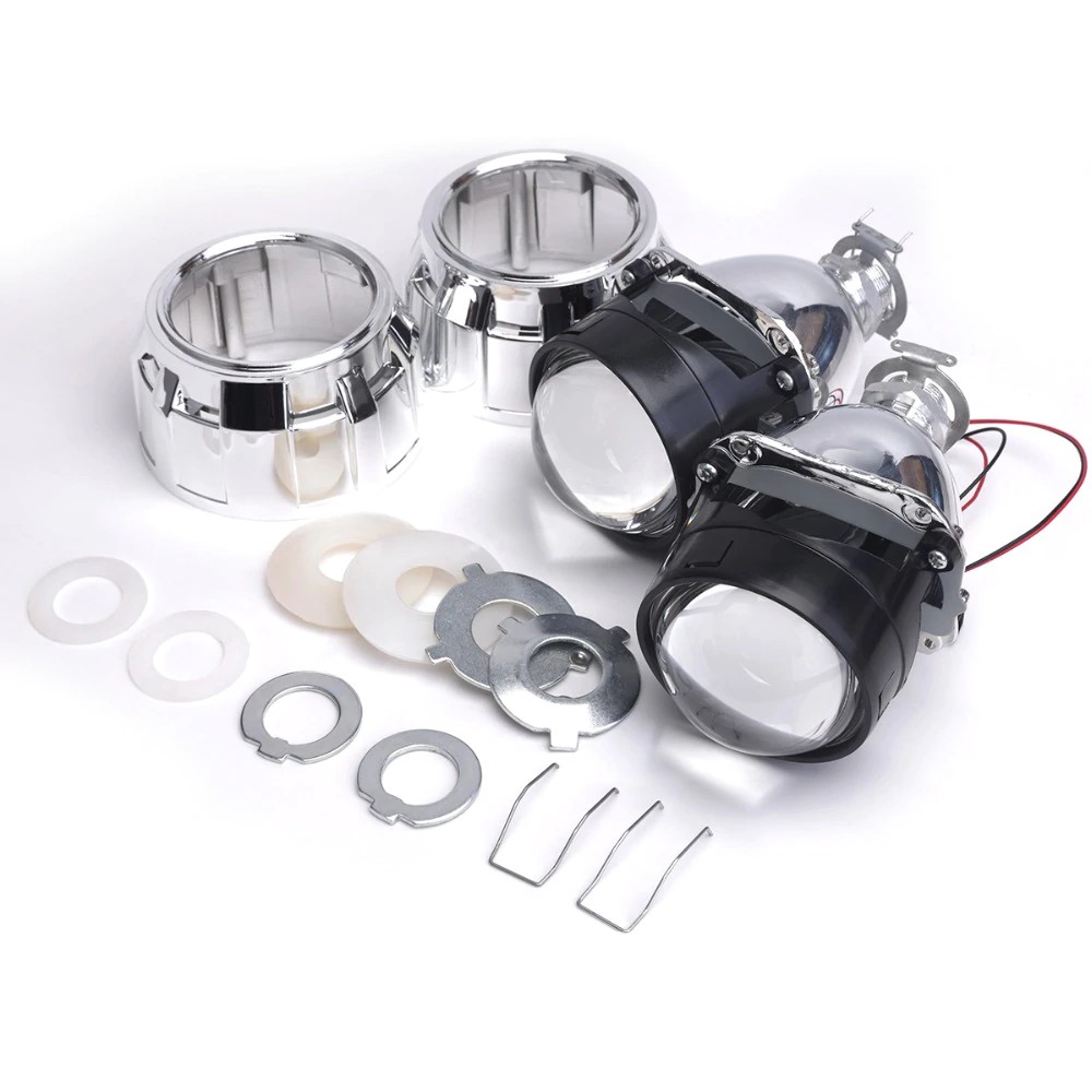 IMPORT Car Styling Mini 2.5 inches WST HID Bi xenon Headlight Projector Lens Retrofit DIY H7 H4