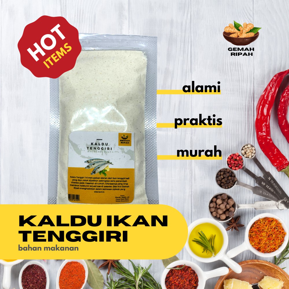 

Bumbu Kaldu Ikan Tenggiri Premium Kaldu Mpasi Bayi Non Msg Penyedap Rasa Non Msg Bumbu Masakan