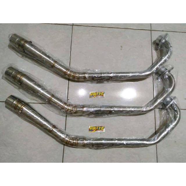 Header atau leheran knalpot racing Jupiter MX roadrace tipe dangak
