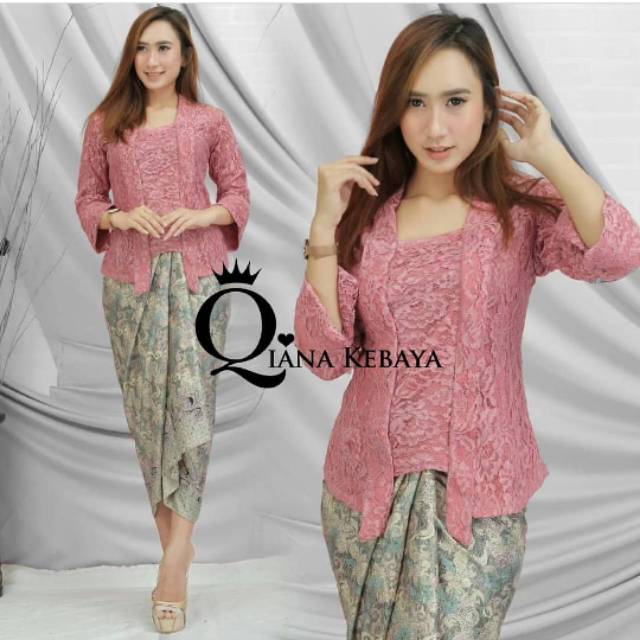 SETELAN QIANA KEBAYA KUTUBARU KEBAYA WISUDA KEBAYA PESTA KEBAYA BROKAT