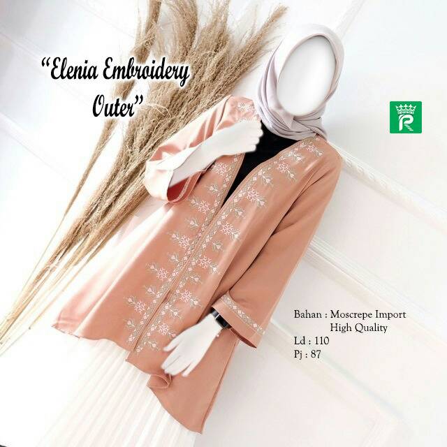 Outer Bordir | Cardigan Bordir