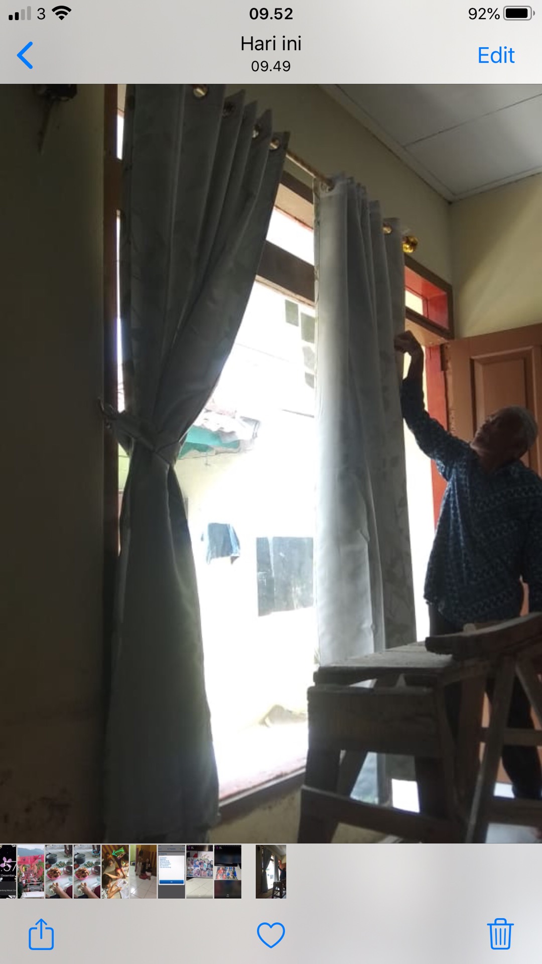 Gorden Jendela Pintu Blackout Blazer Kangkung Hijau Montero