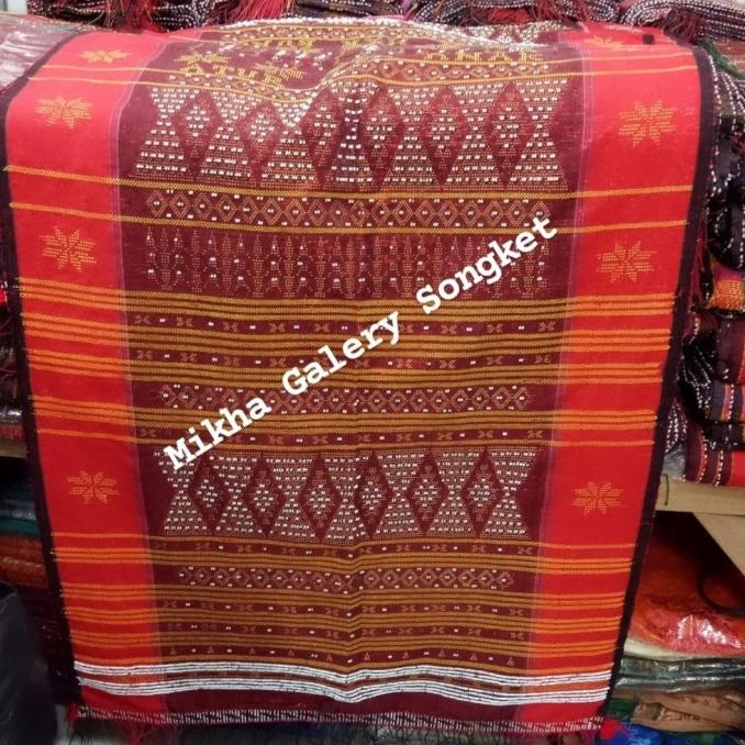 Promo Ulos Sadum Raja Jumbo Maron Sisi Merah