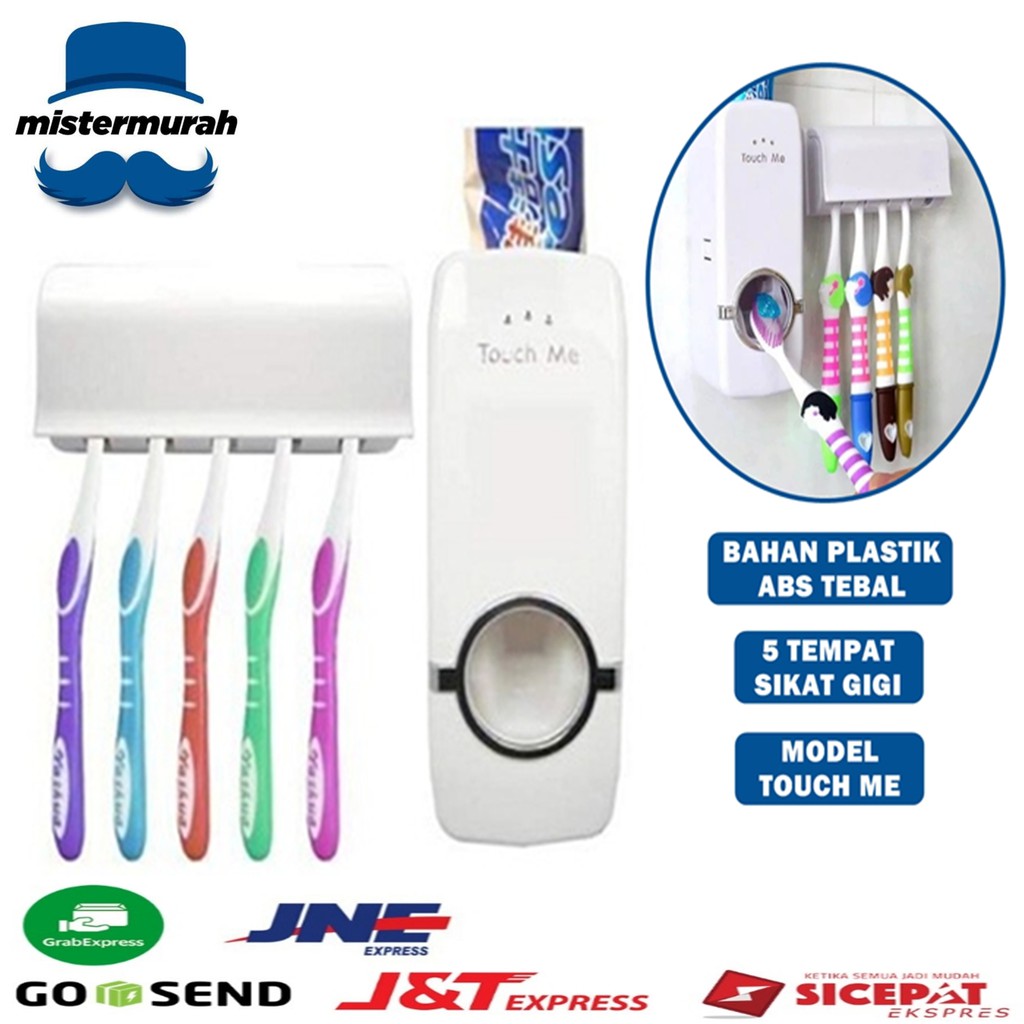 Touch Me Dispenser Odol / Kotak Tempat Gantungan Rak Sikat