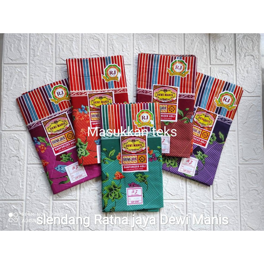 Selendang Gendong Kain Jarik Batik Gendongan Bayi Cukin Ratna Jaya Cap Dewi Manis