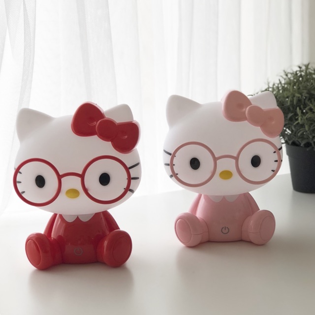 MINI CARTOON TABLE LAMP - Lampu tidur lampu meja hello kitty piggy bunny lampu hias