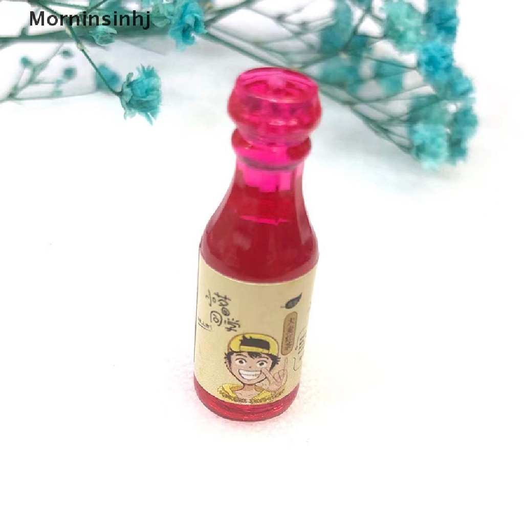 Mornin 20PCS / Set Mainan Miniatur Botol Minuman Bahan Resin Skala 1: 12 Untuk Dekorasi Rumah Boneka