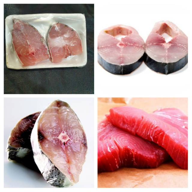 

Ikan Tenggiri, Ikan Tongkol, Ikan Tuna, Ikan Kakap 500 gram