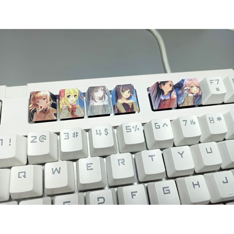 Btsg Anime Avatar Keycap Dye-Subbed PBT Keycap Cherry Profile Untuk Keyboard Mekanik