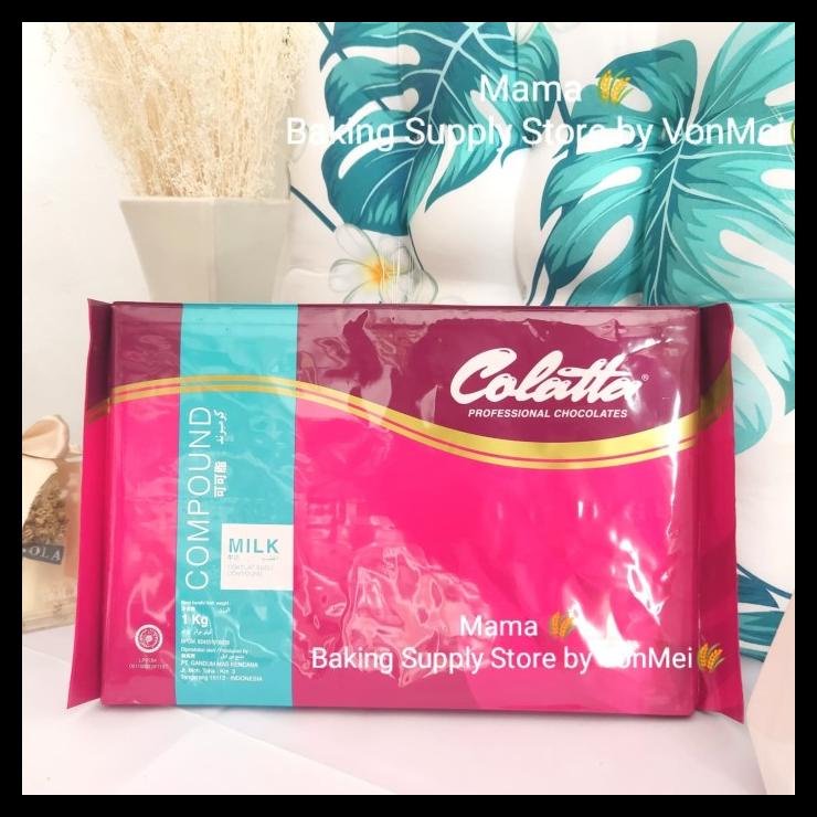 

TERBARUU!! COLATTA Professional Milk Chocolate Coklat Compound 1 kg TERBARU