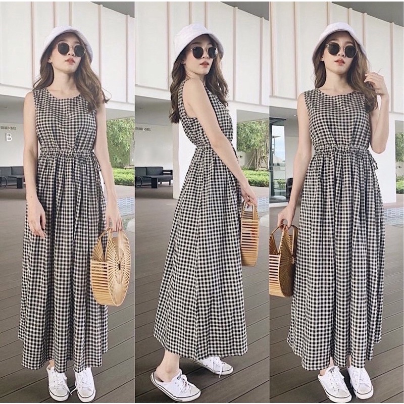 midi dress wanita / dress panjang wanita / korea dress / dress korea / fashion dress wanita