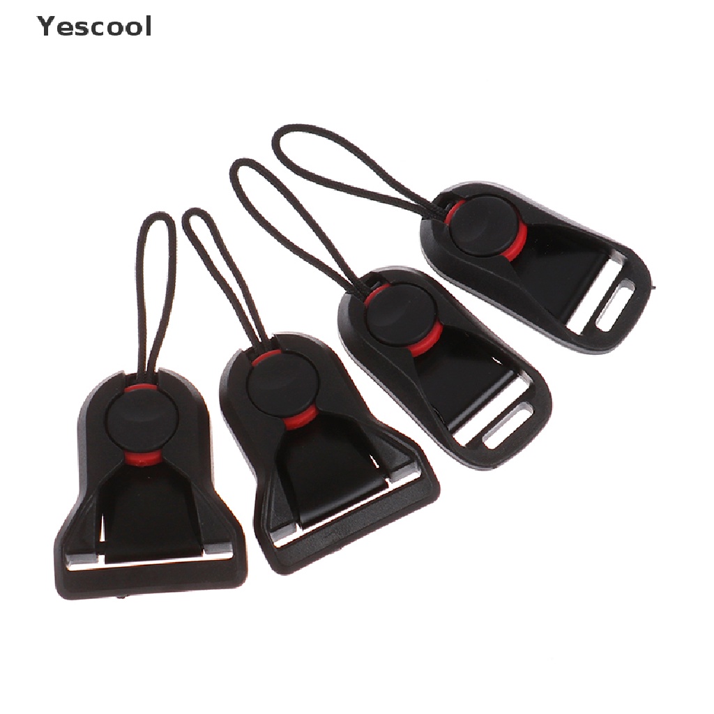 Yescool 2pcs Konektor Quick Release Dengan Base Untuk Strap Bahu Kamera