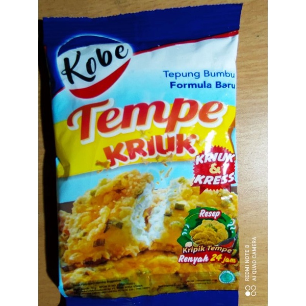 

1 rcg kobe tepung bumbu tempe kriuk 70 gram 10 bungkus