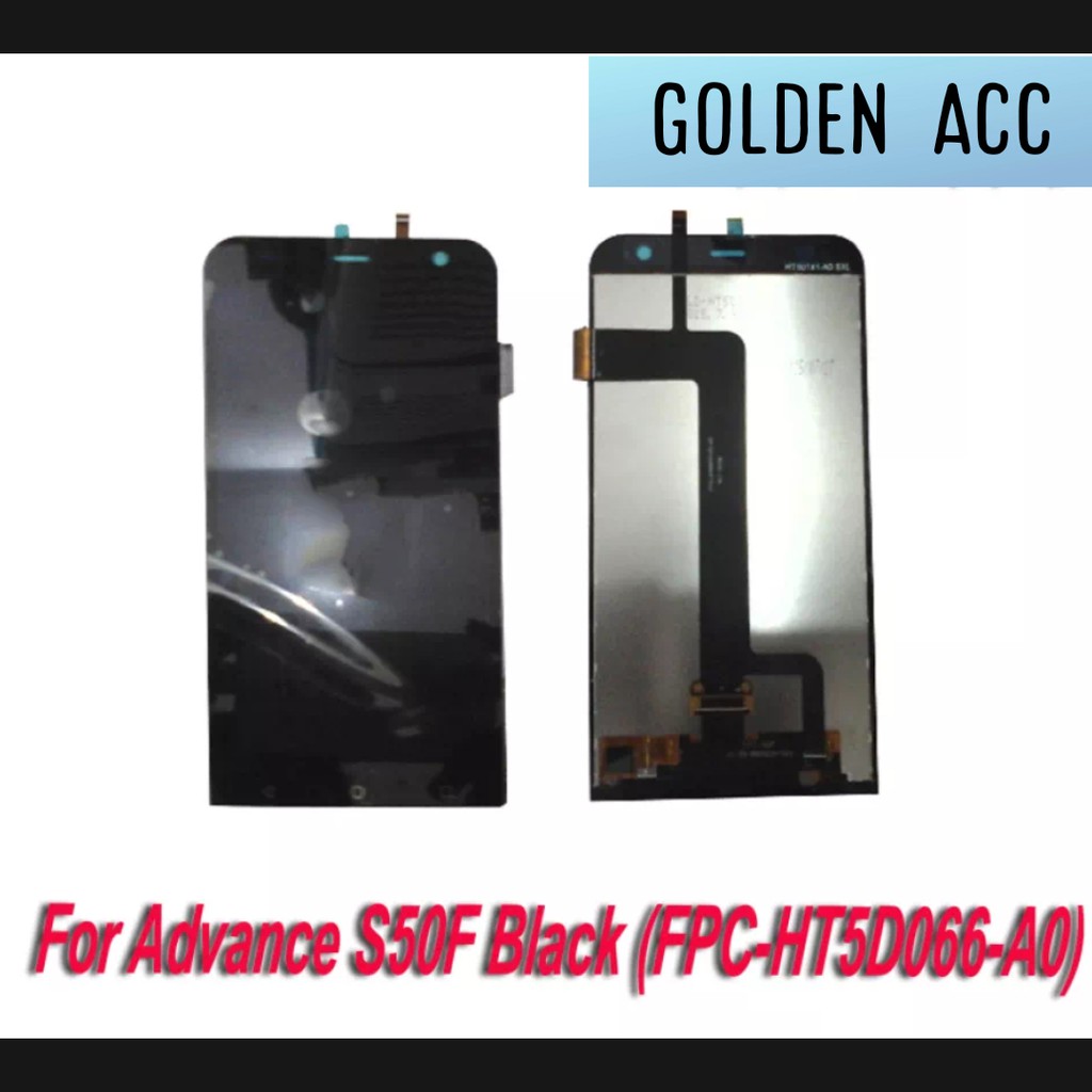 LCD + TS ADVAN S50F (HITAM) / FULLSET TOUCHCREEN KUALITAS TERBAIK OEM 99% CONTRAS MAIN / BISA COD