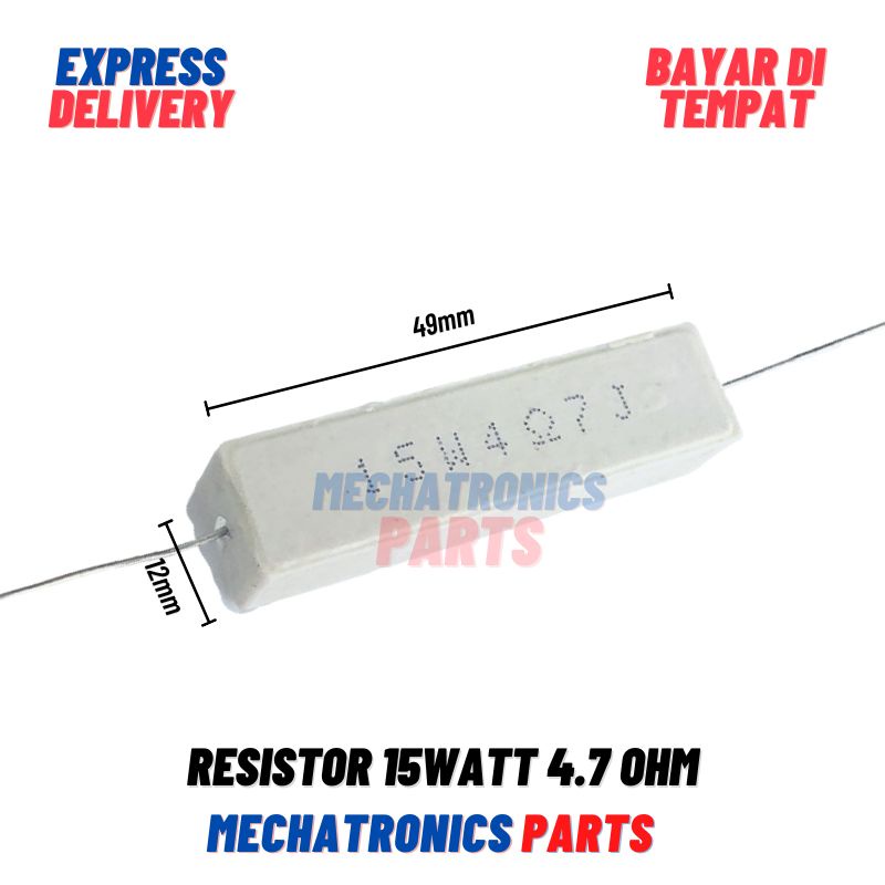 [PAS-9379] RESISTOR 15WATT 4.7OHM