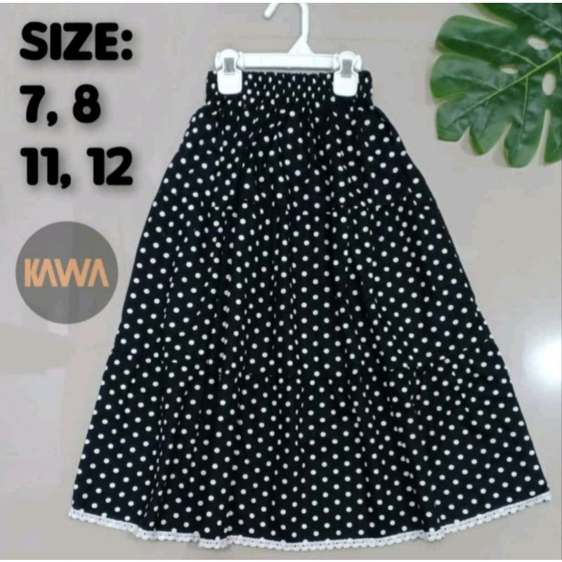 Rok Anak Renda Polkadot Premium 4-8Thn