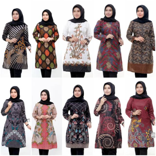 TUNIK BATIK KALONGAN_MODEL KEKINIAN