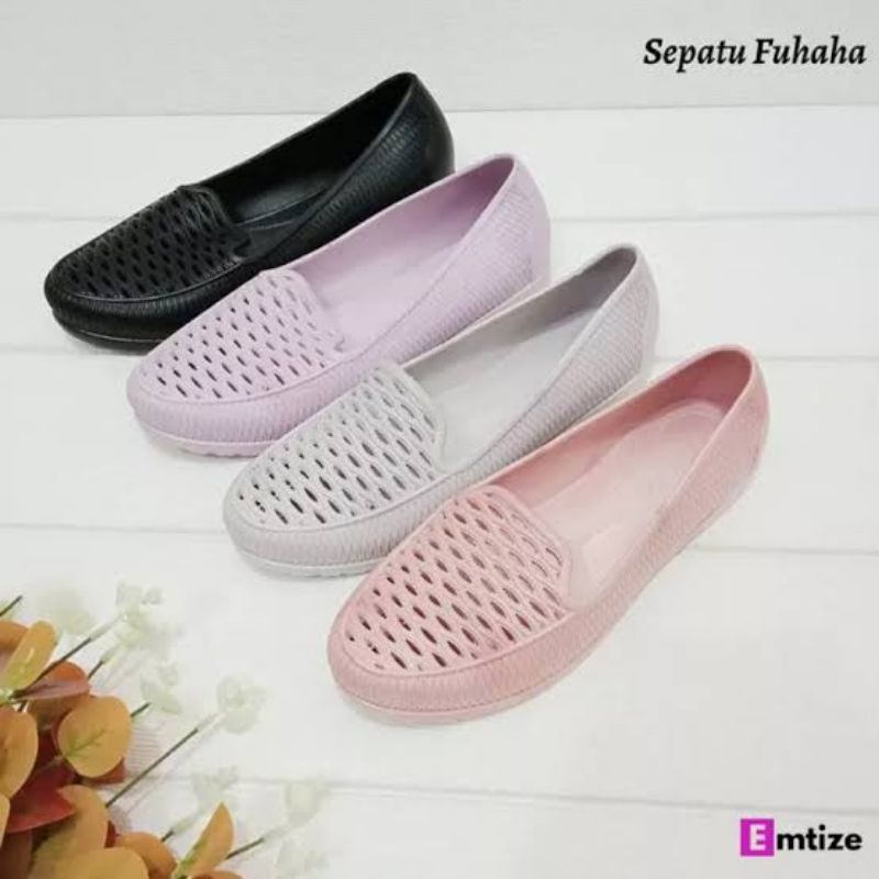 sepatu fuhaha sepatu karet sepatu jelly 36-40
