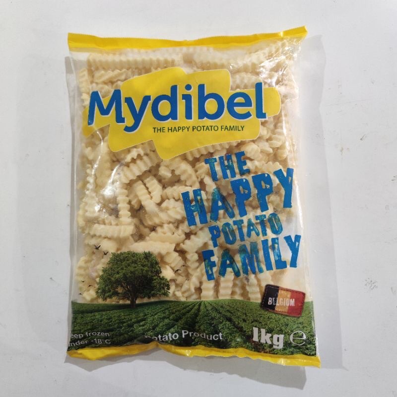 Kentang Mydibel Crinkle Cut [1 Kg]