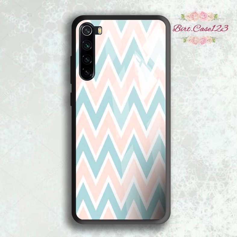 back case glass ZIG-ZAG Realme C1 C2 C3 U1 2 3 5 5i 5s 6 X Xt C11 C15 C12 7 7i pro BC4931