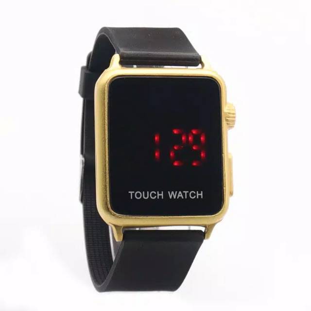 Jam Tangan Pria Touch Screen Watch (Strap Rubber Dikirim Dari Jakarta)