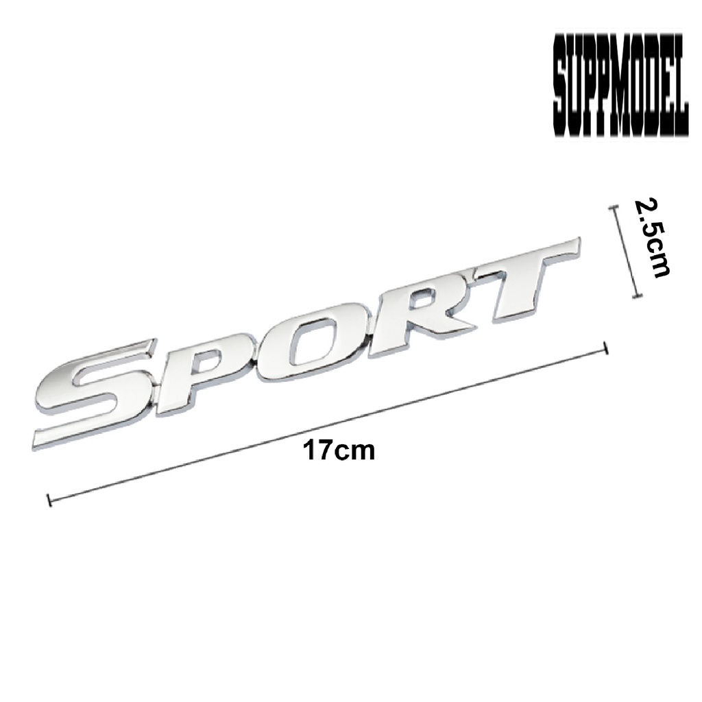 Stiker Emblem Logo SPORT 3D Tahan Lama Untuk Mobil