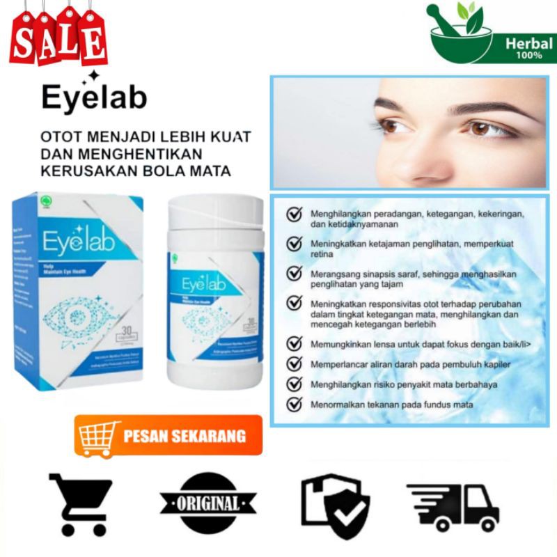 Obat Herbal EYELAB Obat Mata Ampuh Mengatasi Penyakit Mata (isi 30)