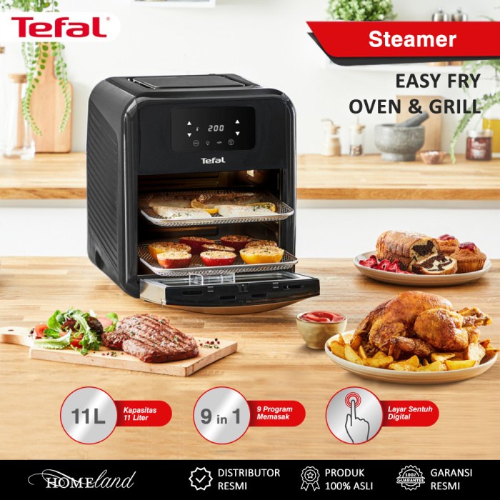 Jual Tefal Digital Easy Fry Oven & Grill FW501 9in1 Air Fryer Masak