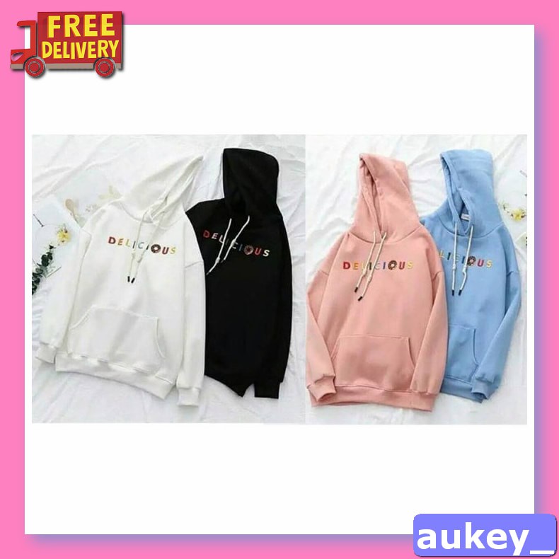 Sweater Rajut Boxxy Wanita Jumbo Murah Jaket Hoodie Bigsize Impor US581 Davecollection - Sweater Wan