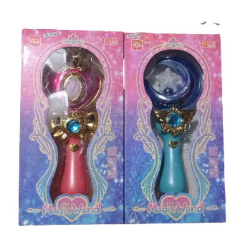 mainan anak tongkat peri magic wand lampu musik