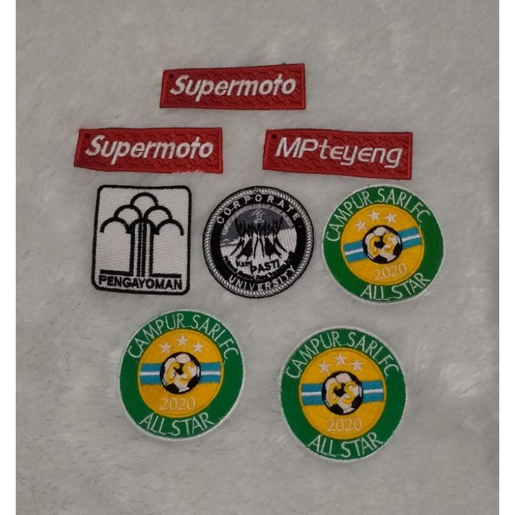 Terima Pembuatan Logo Custom bordir min selusin