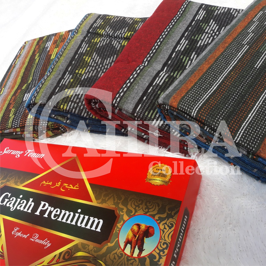 SARUNG TENUN GAJAH PREMIUM SARUNG DEWASA MOTIF SALUR REFIR