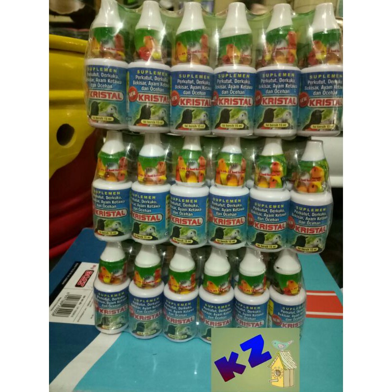 vitamin burung kristal dr eddy