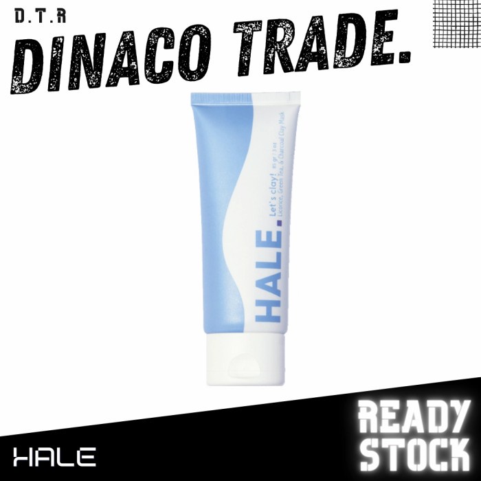 HALE Let's Lets Clay  Charcoal Clay Mask / Masker Wajah