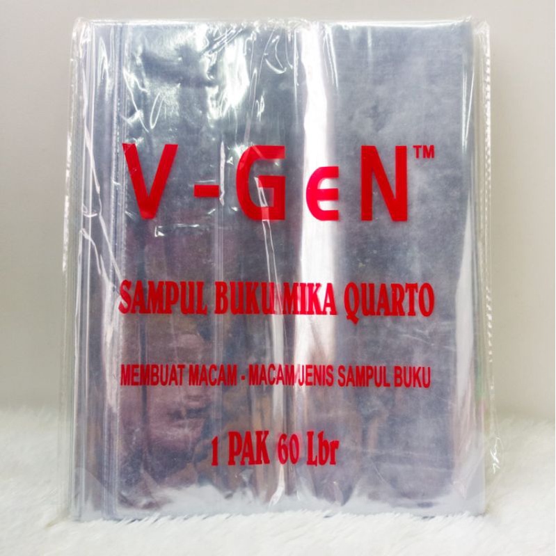 

Sampul buku mika V-GEN quarto anti air isi 60pcs