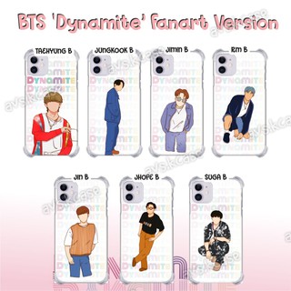 BTS DYNAMITE FANART TRANSPARAN PHONECASE | Case Hp BTS