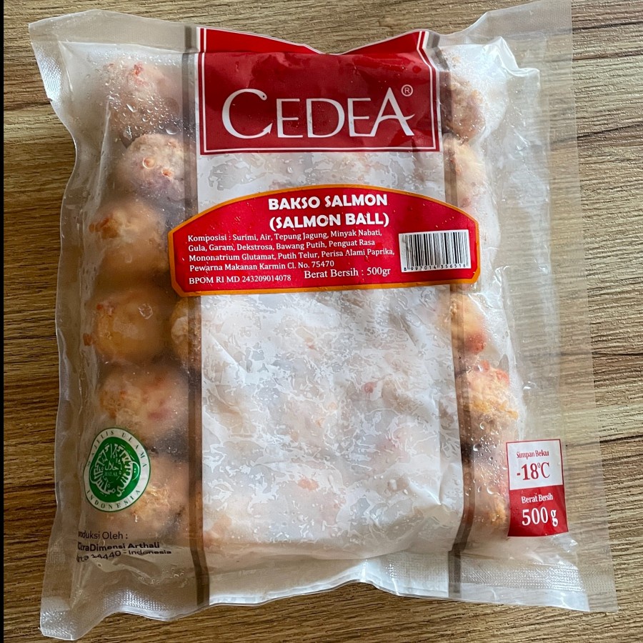 CEDEA BAKSO SALMON 500GR / BOLA SALMON