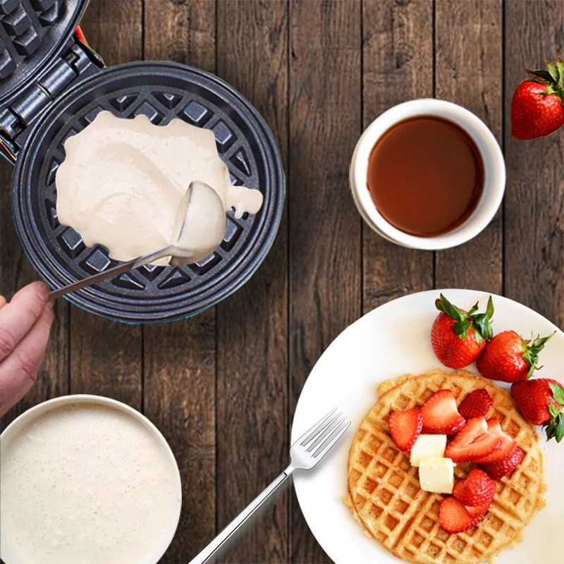 Cetakan Kue Mini Mesin Pembuat kue Waffle mini Dimensi 120x160x60mm