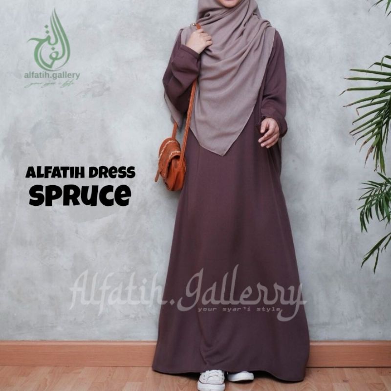 JASMINE DRESS GAMIS SYARI POLOS / GAMIS WANITA TERBARU