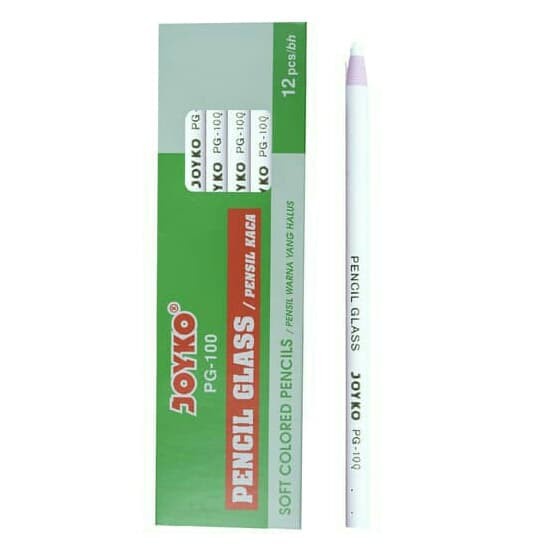

Limited Pencil Glass Pensil Kaca Warna Putih Joyko Pg-100 White 1 Box 12 Pcs Sale!!!