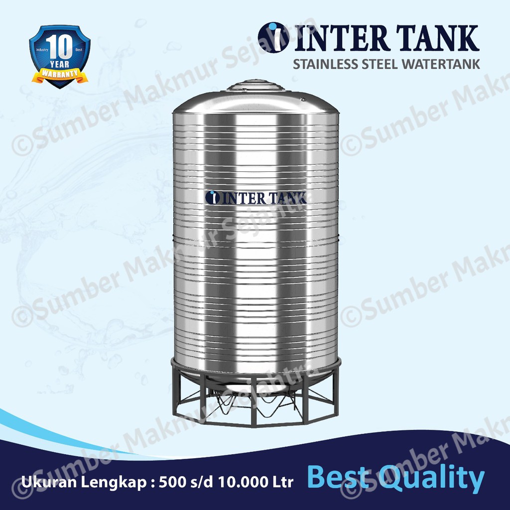 Tangki Air Stainless Inter Tank T 3000 / Toren Air / Tandon Air