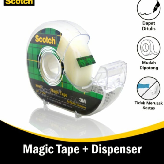 

Menakjubkan 3M Scotch Magic Tape With Dispenser 3/4" X 36Y 810D Limited